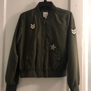Navy green jacket